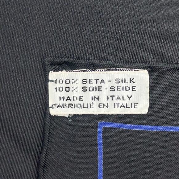 Louis Vuitton 33” Silk Scarf Paint Pattern Black W/Box LV Paint Tube Scarf - Picture 14 of 16